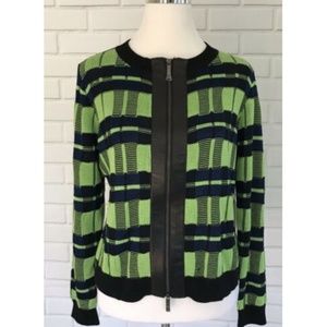 Rondina Multi Color Plaid Cardigan Sweater